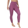 image:imageYogalicious Womens High Waisted Yoga Legging Elastic Free Squat Proof Ankle Length Lux Workout PantTulip Wood