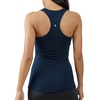 image:imageYogalicious Womens Lightweight Tank Top Soft Racerback Workout Yoga Sleeveless Quick Dry TopDark NavyHeather Grey