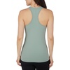 image:imageYogalicious Womens Lightweight Tank Top Soft Racerback Workout Yoga Sleeveless Quick Dry TopGreen MilieuWhite