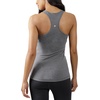 image:imageYogalicious Womens Lightweight Tank Top Soft Racerback Workout Yoga Sleeveless Quick Dry TopHtr CharcoalBlack