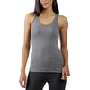 image:imageYogalicious Womens Lightweight Tank Top Soft Racerback Workout Yoga Sleeveless Quick Dry TopHtr CharcoalBlack