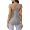 image:imageYogalicious Womens Lightweight Tank Top Soft Racerback Workout Yoga Sleeveless Quick Dry TopHtr GreyHtr Charcoal