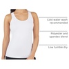 image:imageYogalicious Womens Lightweight Tank Top Soft Racerback Workout Yoga Sleeveless Quick Dry TopWhiteBlack
