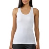 image:imageYogalicious Womens Lightweight Tank Top Soft Racerback Workout Yoga Sleeveless Quick Dry TopWhiteHtr Charcoal