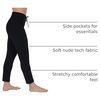 image:imageYogalicious Womens Straight Leg Pant High Waisted Yoga Workout PantsBlack Polarlux