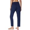 image:imageYogalicious Womens Straight Leg Pant High Waisted Yoga Workout PantsNaval Blue