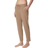 image:imageYogalicious Womens Straight Leg Pant High Waisted Yoga Workout PantsTiramisu