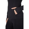 image:imageYogalicious Womens Ultra Soft Lightweight Full Zip Yoga Jacket with PocketsBlack Nude Tech