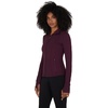 image:imageYogalicious Womens Ultra Soft Lightweight Full Zip Yoga Jacket with PocketsCabernet Nude Tech