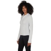 image:imageYogalicious Womens Ultra Soft Lightweight Full Zip Yoga Jacket with PocketsGardenia