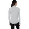 image:imageYogalicious Womens Ultra Soft Lightweight Full Zip Yoga Jacket with PocketsHeather Light Grey Nude Tech