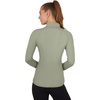 image:imageYogalicious Womens Ultra Soft Lightweight Full Zip Yoga Jacket with PocketsIceberg Green Lux