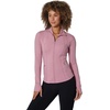 image:imageYogalicious Womens Ultra Soft Lightweight Full Zip Yoga Jacket with PocketsPink Plum Lux