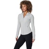 image:imageYogalicious Womens Ultra Soft Lightweight Full Zip Yoga Jacket with PocketsSleet Nude Tech