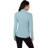 image:imageYogalicious Womens Ultra Soft Lightweight Full Zip Yoga Jacket with PocketsTourmaline Lux
