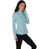 image:imageYogalicious Womens Ultra Soft Lightweight Full Zip Yoga Jacket with PocketsTourmaline Lux