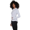 image:imageYogalicious Womens Ultra Soft Lightweight Full Zip Yoga Jacket with PocketsWhite