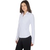 image:imageYogalicious Womens Ultra Soft Lightweight Full Zip Yoga Jacket with PocketsWhite Nude Tech