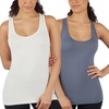 image:image90 Degree By Reflex  Power Flex Racerback Tank TopGardeniaGrisaille