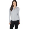 image:image90 Degree By Reflex Full Zip Running Track Jacket Lightweight Athletic Slim Fit Jacket with ThumbholesHeather Grey