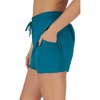 image:image90 Degree By Reflex Lightweight Workout Shorts 2 in 1 Running Yoga Gym Shorts with Inner Biker Short PocketsHarbor Blue WShort