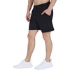 image:image90 Degree By Reflex Mens Lightweight Quick Dry Workout Short 7 Side Zipper Pocket Shorts with DrawstringBlack