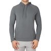 image:image90 Degree By Reflex Mens Super Soft Waffle Hoodie with Kangaroo PocketLava Smoke