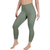 image:image90 Degree By Reflex Womens High Waisted Capri Legging Side Pocket Squat Proof Gym Workout Yoga PantBay Leaf