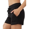 image:image90 Degree By Reflex Womens Soft Sweat Shorts High Waisted Drawstring Lounge Shorts with PocketsBlack