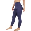 image:imageYogalicious High Waist Ultra Soft 78 Ankle Length Leggings with Pockets for WomenSkipper Blue WPocket