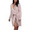 image:imageYogalicious Ultra Plush Cozy Fleece RobeHeather Petal Pink