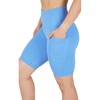 image:imageYogalicious Womens High Waisted Biker Shorts Workout Running Spandex Yoga Shorts 35 5 7 9Marina 9