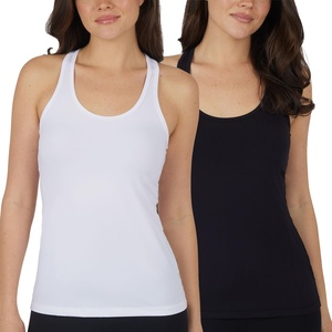image:image90 Degree By Reflex  Power Flex Racerback Tank TopClassic WhiteClassic Black