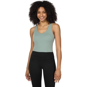 image:image90 Degree By Reflex Everyday Cloud Support Crop Tank with Builtin BraClover