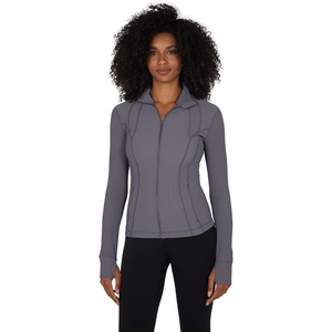 image:image90 Degree By Reflex Full Zip Running Track Jacket Lightweight Athletic Slim Fit Jacket with ThumbholesExcalibur Fleece Lined