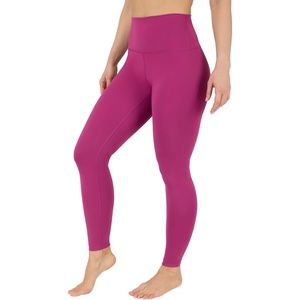 image:image90 Degree By Reflex High Waist Power Flex Tummy Control LeggingsPlum Violet