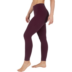 image:image90 Degree By Reflex High Waist Power Flex Tummy Control LeggingsSpiced Red