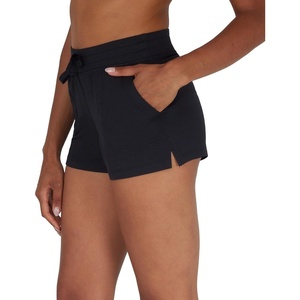image:image90 Degree By Reflex Lightweight Lounge Heather Shorts Drawstring Casual Summer Sleep Short Shorts for WomenHeather Black