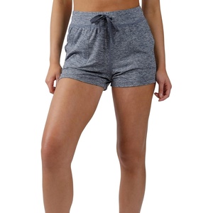 image:image90 Degree By Reflex Lightweight Lounge Heather Shorts Drawstring Casual Summer Sleep Short Shorts for WomenHtr Moonlit Ocean