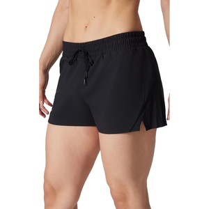 image:image90 Degree By Reflex Lightweight Workout Shorts 2 in 1 Running Yoga Gym Shorts with Inner Biker Short PocketsBlack WMesh