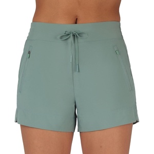 image:image90 Degree By Reflex Stretch Woven Lightweight Walking Shorts with Side PocketsChinois Green Zipper Pocket