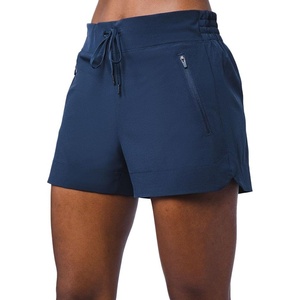 image:image90 Degree By Reflex Stretch Woven Lightweight Walking Shorts with Side PocketsDark Navy Zipper Pocket