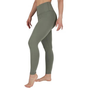image:image90 Degree By Reflex Womens Fleece Lined Leggings Winter Yoga PantsAgave Green