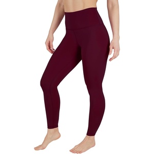 image:image90 Degree By Reflex Womens Fleece Lined Leggings Winter Yoga PantsRuby Port