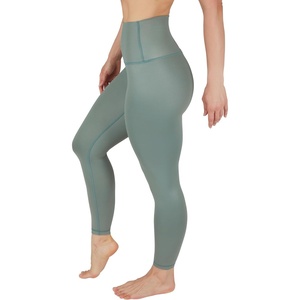 image:image90 Degree By Reflex Womens High Waist Squat Proof Ankle Length Printed LeggingsBay Leaf Elastic Free Super High Waist