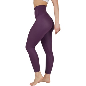 image:image90 Degree By Reflex Womens High Waist Squat Proof Ankle Length Printed LeggingsBlackberry Wine Elastic Free Super High Waist