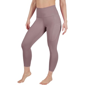 image:image90 Degree By Reflex Womens High Waisted Leggings Capri Workout Yoga PantsMocha