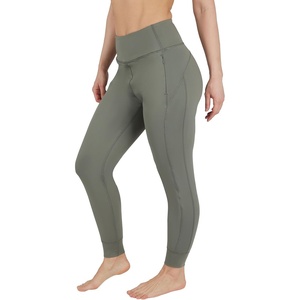 image:image90 Degree By Reflex Womens Jogger Pants Athletic High Waisted Running Sweatpants Workout Jogger with Zippered PocketsMulled Basil