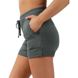 image:image90 Degree By Reflex Womens Soft Sweat Shorts High Waisted Drawstring Lounge Shorts with PocketsHeather Sage