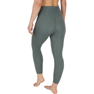 image:imageYogalicious High Waist Ankle Legging Squat Proof Criss Cross VBack PantSage